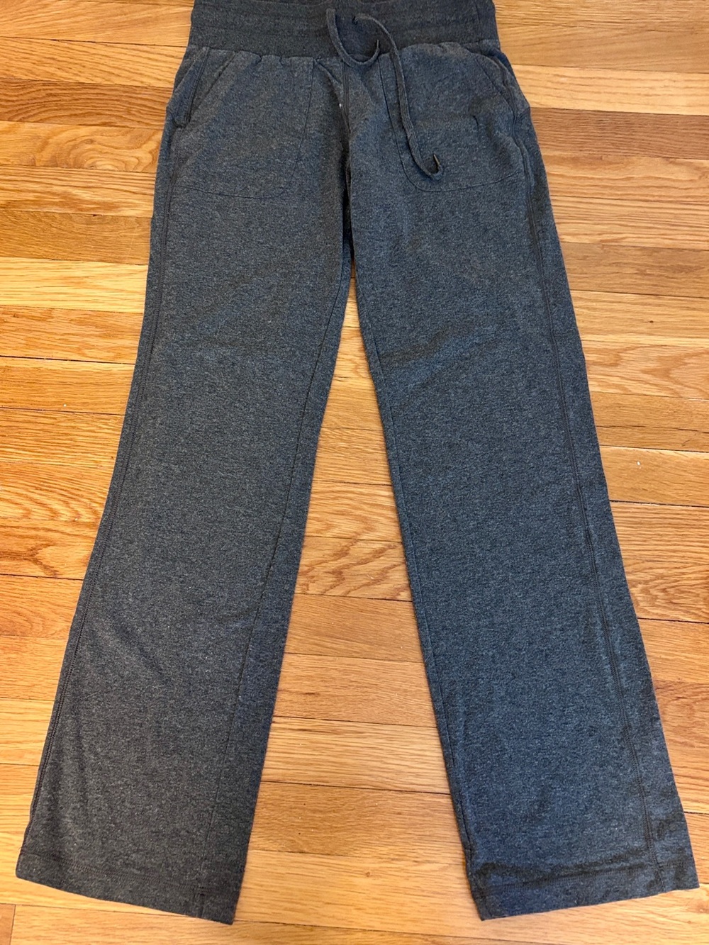 Tek Gear Charcoal Wide-Leg Drawstring Yoga/Leisure Pants